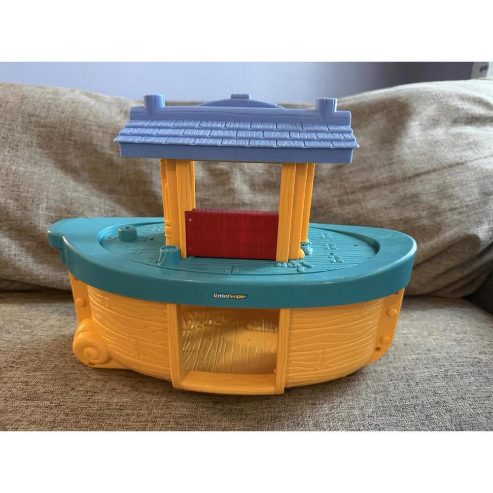 Fisher Price Little People Noahs Ark Set With 7 Animals - Picture 7 of 12